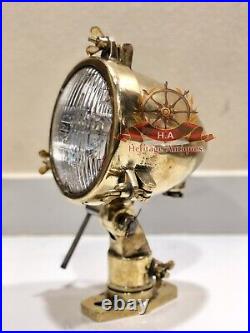 100% Original Vintage Reclaimed Ship Marine Antique Mini Spot/search Light