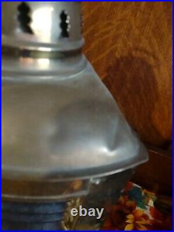 2 VTG Lamp Lights Brass Nautical Lanterns Port & Starboard FH Lovell & Co 16.5