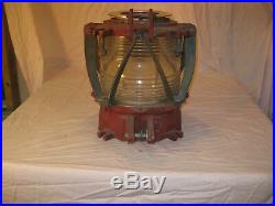 40+ LB RARE HUGE Vintage Brass Bronze Nautical Beacon / Bouy Light Lamp LQQK