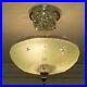 670-Vintage-antique-aRT-Deco-Ceiling-Glass-Shade-Light-Lamp-Fixture-nautical-01-fnhs