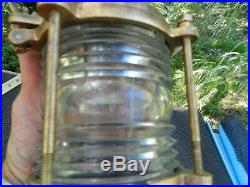 7 Pound Brass Vintage Ship Light