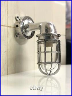 Aluminium Swan Neck 90 Degree Alley Wall Light Fixture with Junction Box Lot 5
