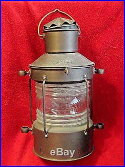 Antique Anchor Maritime Light Lamp Vintage