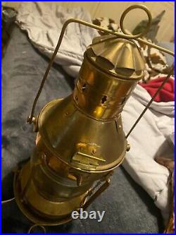 Antique Brass Anchor Light 360 degree With110 light