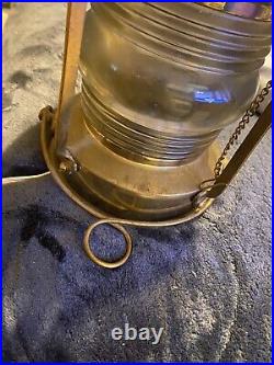 Antique Brass Anchor Light 360 degree With110 light