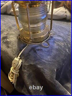 Antique Brass Anchor Light 360 degree With110 light