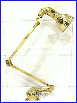 Antique Maritime Theme Brass Metal Nautical Adjustable Lamp Fixture Long