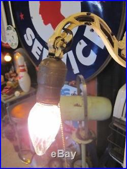 Antique VTG NAUTICAL Sea Horse Floor Lamp Light Art Deco Cast Iron Shabby Chic