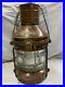 Antique-Vintage-Brass-XL-20-Tall-NAUTICAL-ANCHOR-Ship-Light-with-Globe-Electric-01-avn
