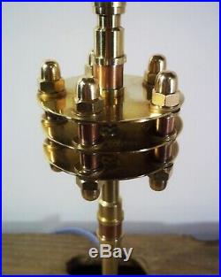 Antique/Vintage Copper/Brass Industrial/Steampunk/Nautical Table/Desk Lamp/Light