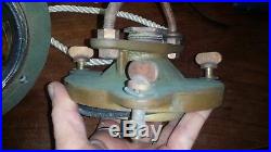 Antique Vintage Electric 13 1/2 Bronze Nautical Ship's Light Lantern