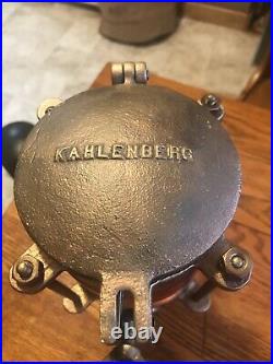 Antique Vintage Kahlenberg solid Brass light for a Marine Boat (horn light)