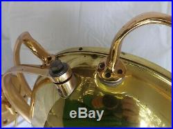 Antique Vintage Nautical Brass Ships Light Bronze by Wilmot Castle Company Large