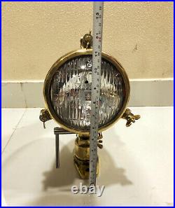 Antique Vintage Nautical Maritime Boat Brass Mini Ship Spot Light