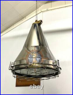 Antique Vintage Nautical Maritime Ship Vein Steel Hanging/Ceiling Light