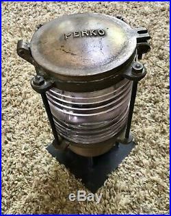 Antique Vintage US Navy PERKO Light
