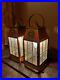 Antique-Vtg-Copper-Nautical-Lantern-Light-Sconces-Fixture-Lamp-Set-Pair-Mid-C-01-wqr