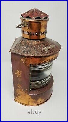 Bakboord Vintage Nautical Dutch Copper Lantern Light Excellent condition