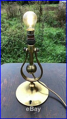 Beautiful Antique Vintage Electrolier Montreal Gimble Brass Nautical Lamp Light