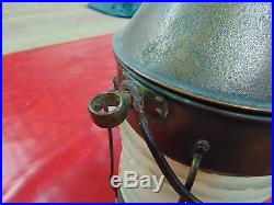 Beautiful Huge Vintage Brass Anchor Ship Lantern Light, Nautical, Boat, Navy, Kustom