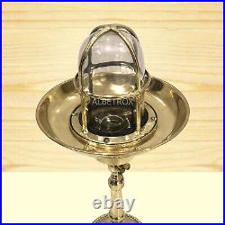 Brass Bulkhead Light Nautical Hanging Marine Vintage Style With Shade Antique