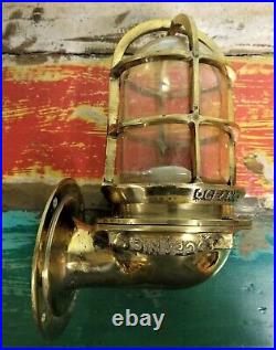 Brass Light Ship Nautical Vintage Solid Lamp Unique Gift