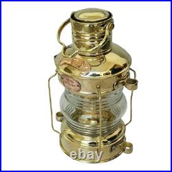 Brass Marina Vintage Ship Oil Lamp Nautical Light Maritime Shinny Lantern Item