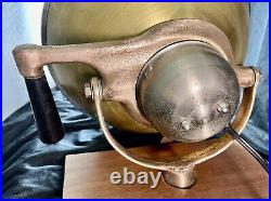 Brass and Bronze Vintage Marine Search Light