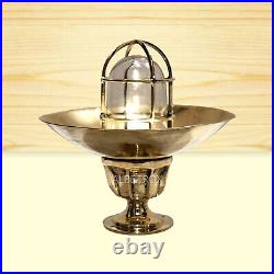 Bulkhead Marine Light Nautical Brass Vintage With Shade For Ceiling Decor