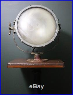 CROUSE HINDS Vintage Search Light Spotlight Industrial Lamp Nautical Boat Ship