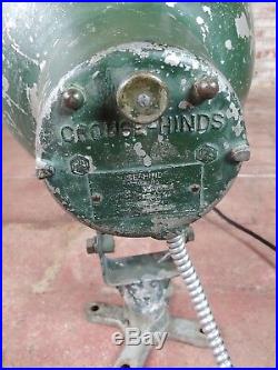 Crouse-Hinds -1930s Vintage Nautical & Industrial Spot light