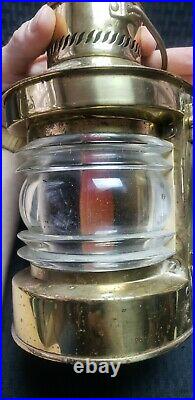 DHR Nautical Wired Dock Light Brass Toplight Rare Vintage