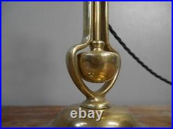 Early Vintage Industrial Nautical Brass Gimbal Lamp Light Ship Boat Desk Wall