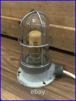 Fantastic Antique Vintage Original Submarine Lamp Light Nautical Maritime