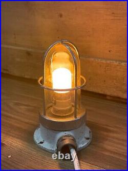 Fantastic Antique Vintage Original Submarine Lamp Light Nautical Maritime