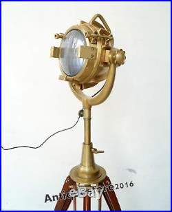 Floor Lamp Home Vintage Tripod Lighting Searchlight Spot Light HALLOWEEN OFFER