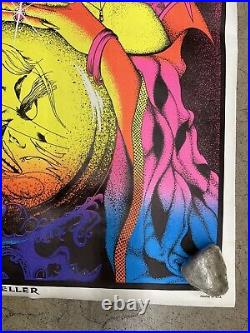 Fortune Teller 1971 black light poster vintage psychedelic C1962