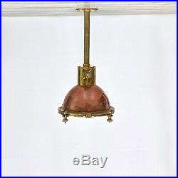 Free Shipping Vintage Brass & Copper Pendant Light Minor Ding