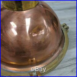 Free Shipping Vintage Brass & Copper Pendant Light Minor Ding