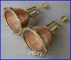 Free Shipping until 9/21! SET OF TWO Vintage Wiska Pendant Beehive Lights