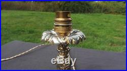 French Table Lamps Lights Superb Vintage French Light Bronzed Electric Lamps