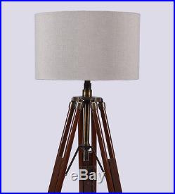 Hollywood Spot Light Floor Lamp With Antique Tripod Stand Vintage Collectible
