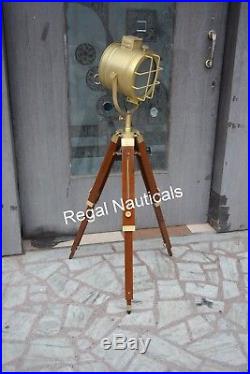 Hollywood Spot Light Floor Lamp With Tripod Stand Vintage Collectible LightDecor