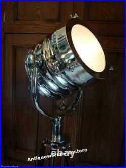 Hollywood Vintage Studio Floor Lamp Searchlight Spot Light With Tripod Stand