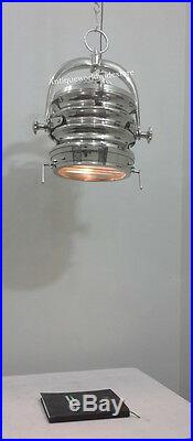 Home Decor Vintage Ceiling Pendant Hanging Light Nautical Pendant lamp Chrome