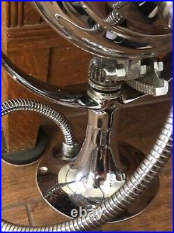 Huge Early Boat/ Ship Rotating Chrome Spotlight Searchlight Roof or Deck Mount