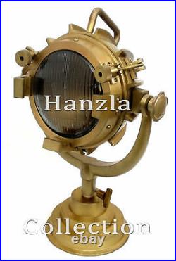 Industrial Brass Table Lamp Vintage Antique Nautical Marine Desk Lamp Task Light