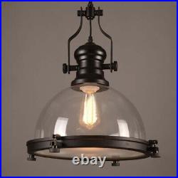 Industrial Nautical Glass Pendant Light Chandelier Vintage Ceiling Light Fixture