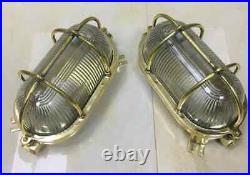 Industrial Style Vintage Ship lights Nautical wall Maritime Marine Set of Two