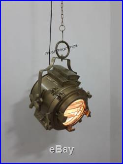 Industrial Vintage Antique Brown Ceiling Pendant/ Hanging Light Nautical Lamp